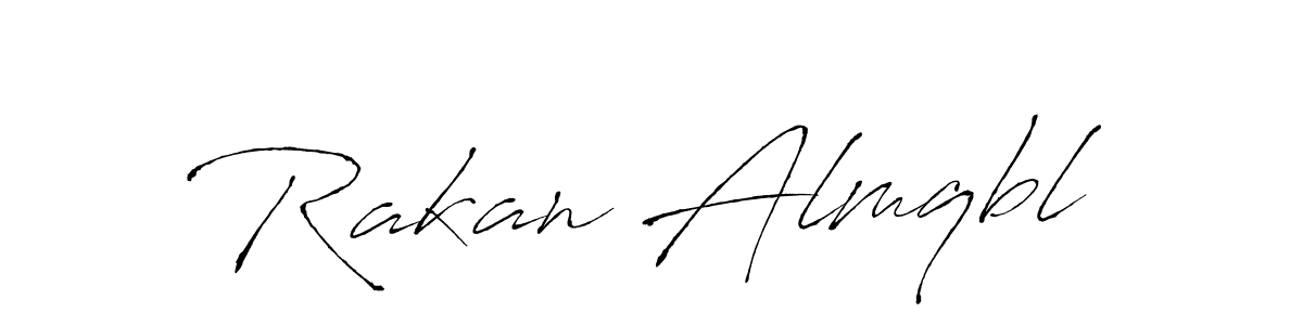 Rakan Almqbl stylish signature style. Best Handwritten Sign (Antro_Vectra) for my name. Handwritten Signature Collection Ideas for my name Rakan Almqbl. Rakan Almqbl signature style 6 images and pictures png