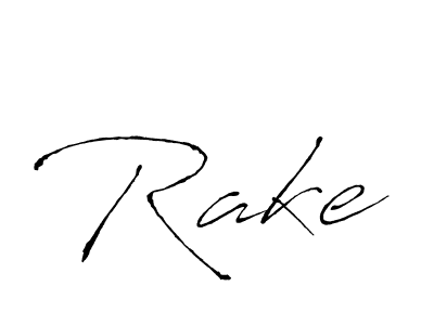 You should practise on your own different ways (Antro_Vectra) to write your name (Rake) in signature. don't let someone else do it for you. Rake signature style 6 images and pictures png