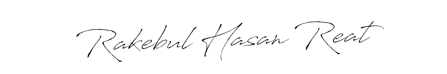 Similarly Antro_Vectra is the best handwritten signature design. Signature creator online .You can use it as an online autograph creator for name Rakebul Hasan Reat. Rakebul Hasan Reat signature style 6 images and pictures png