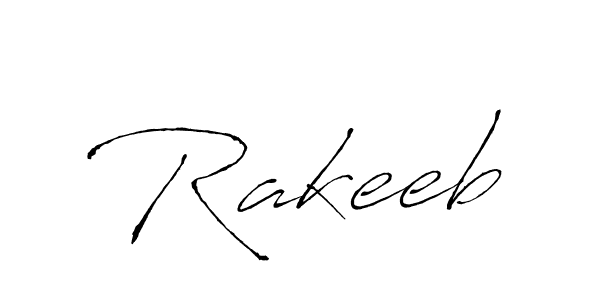 Design your own signature with our free online signature maker. With this signature software, you can create a handwritten (Antro_Vectra) signature for name Rakeeb. Rakeeb signature style 6 images and pictures png