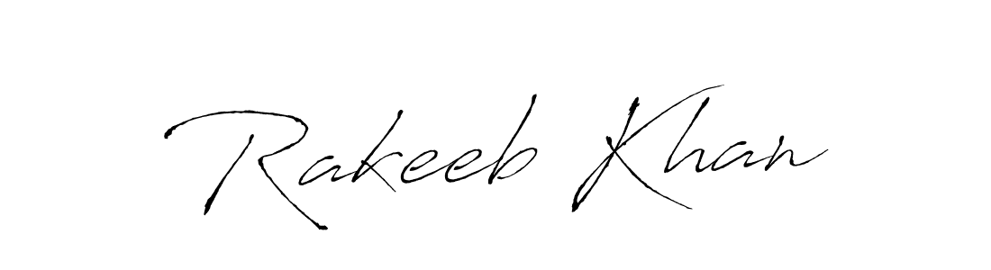 Also we have Rakeeb Khan name is the best signature style. Create professional handwritten signature collection using Antro_Vectra autograph style. Rakeeb Khan signature style 6 images and pictures png