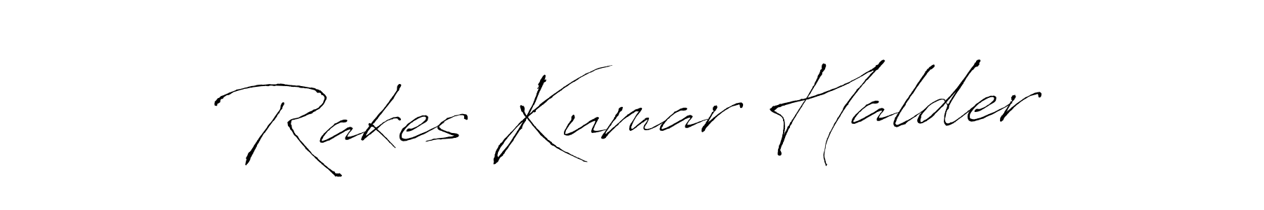 Make a short Rakes Kumar Halder signature style. Manage your documents anywhere anytime using Antro_Vectra. Create and add eSignatures, submit forms, share and send files easily. Rakes Kumar Halder signature style 6 images and pictures png