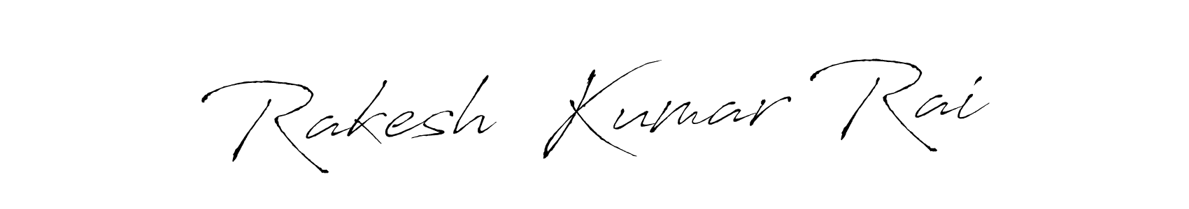 Rakesh  Kumar Rai stylish signature style. Best Handwritten Sign (Antro_Vectra) for my name. Handwritten Signature Collection Ideas for my name Rakesh  Kumar Rai. Rakesh  Kumar Rai signature style 6 images and pictures png