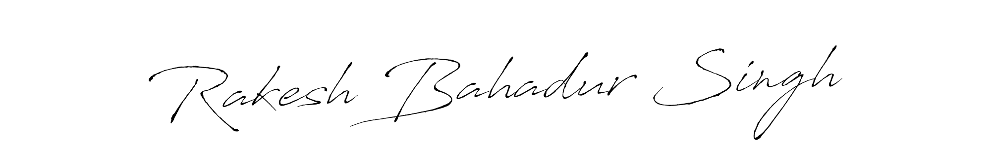 Design your own signature with our free online signature maker. With this signature software, you can create a handwritten (Antro_Vectra) signature for name Rakesh Bahadur Singh. Rakesh Bahadur Singh signature style 6 images and pictures png