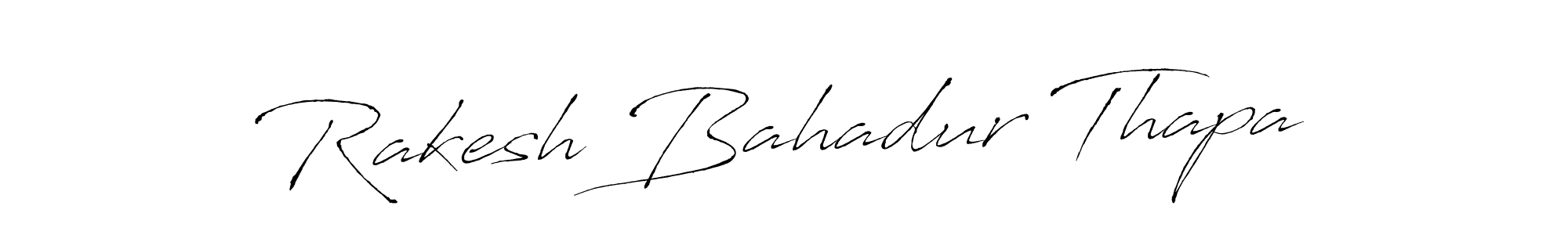 Rakesh Bahadur Thapa stylish signature style. Best Handwritten Sign (Antro_Vectra) for my name. Handwritten Signature Collection Ideas for my name Rakesh Bahadur Thapa. Rakesh Bahadur Thapa signature style 6 images and pictures png