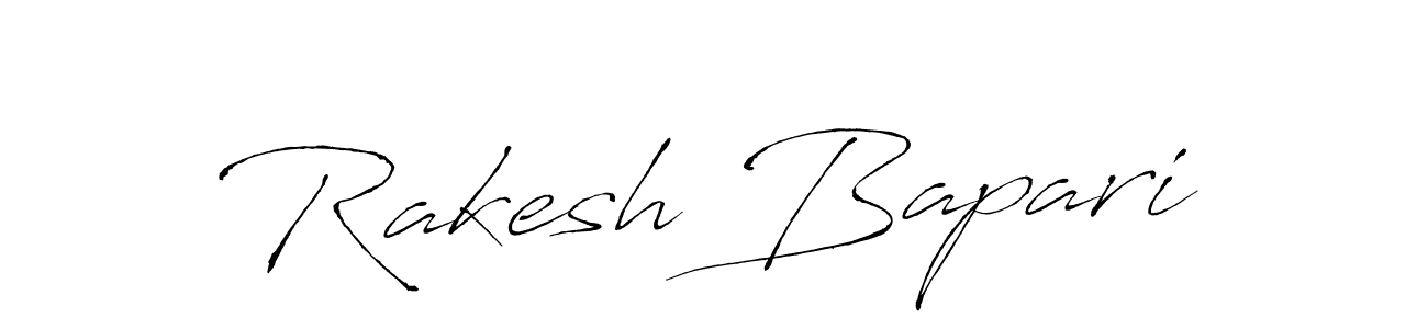 Rakesh Bapari stylish signature style. Best Handwritten Sign (Antro_Vectra) for my name. Handwritten Signature Collection Ideas for my name Rakesh Bapari. Rakesh Bapari signature style 6 images and pictures png