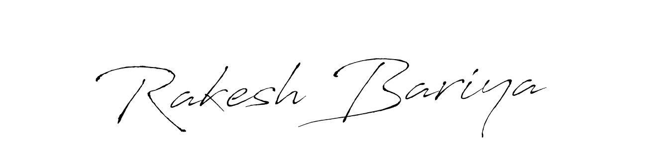 Use a signature maker to create a handwritten signature online. With this signature software, you can design (Antro_Vectra) your own signature for name Rakesh Bariya. Rakesh Bariya signature style 6 images and pictures png