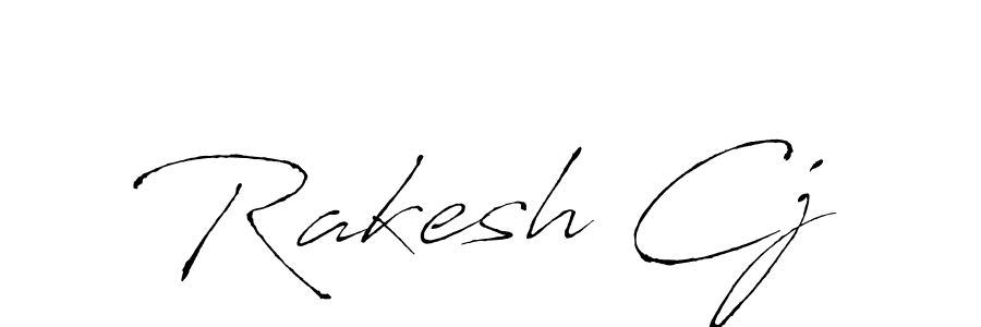 Make a beautiful signature design for name Rakesh Cj. With this signature (Antro_Vectra) style, you can create a handwritten signature for free. Rakesh Cj signature style 6 images and pictures png