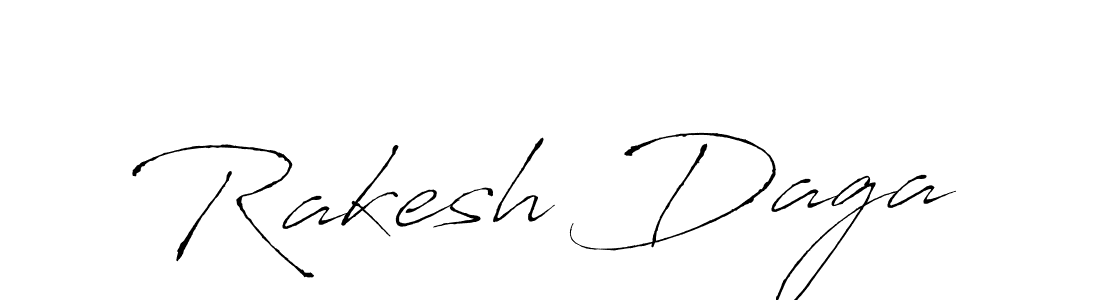 How to make Rakesh Daga name signature. Use Antro_Vectra style for creating short signs online. This is the latest handwritten sign. Rakesh Daga signature style 6 images and pictures png