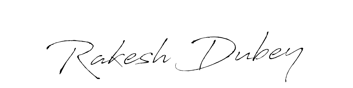 Create a beautiful signature design for name Rakesh Dubey. With this signature (Antro_Vectra) fonts, you can make a handwritten signature for free. Rakesh Dubey signature style 6 images and pictures png