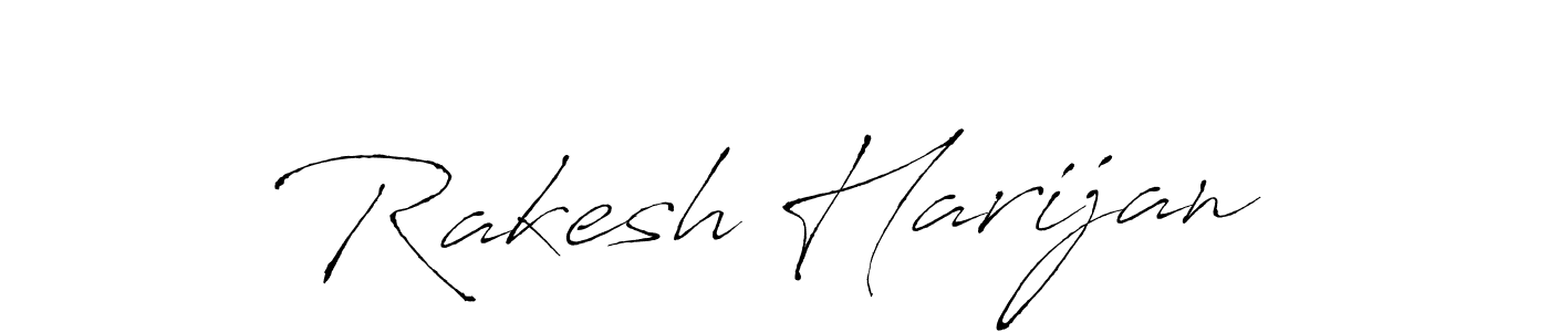 The best way (Antro_Vectra) to make a short signature is to pick only two or three words in your name. The name Rakesh Harijan include a total of six letters. For converting this name. Rakesh Harijan signature style 6 images and pictures png