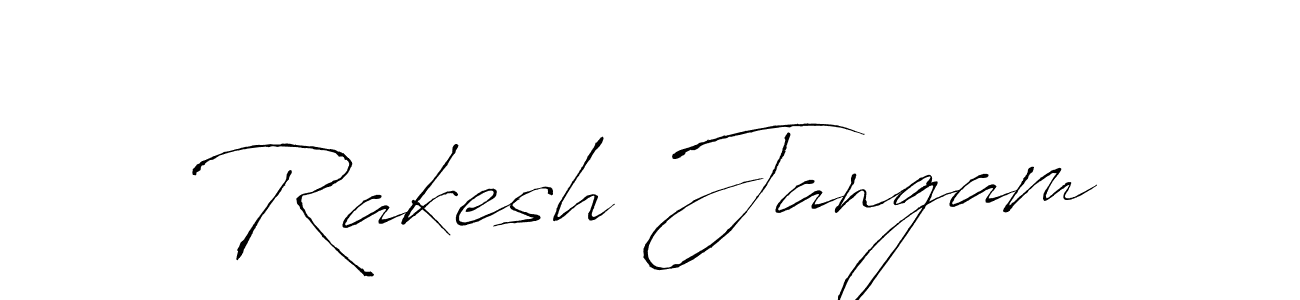 Also we have Rakesh Jangam name is the best signature style. Create professional handwritten signature collection using Antro_Vectra autograph style. Rakesh Jangam signature style 6 images and pictures png