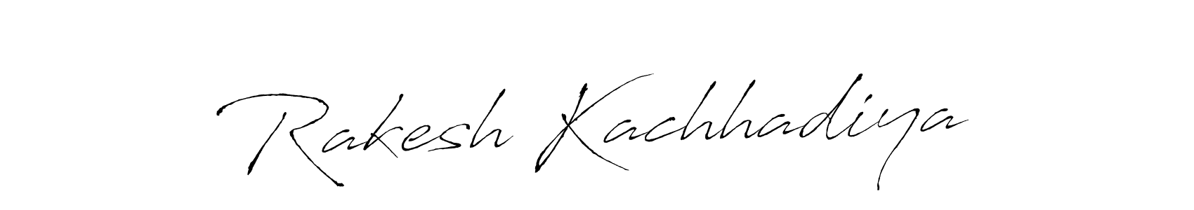 Antro_Vectra is a professional signature style that is perfect for those who want to add a touch of class to their signature. It is also a great choice for those who want to make their signature more unique. Get Rakesh Kachhadiya name to fancy signature for free. Rakesh Kachhadiya signature style 6 images and pictures png