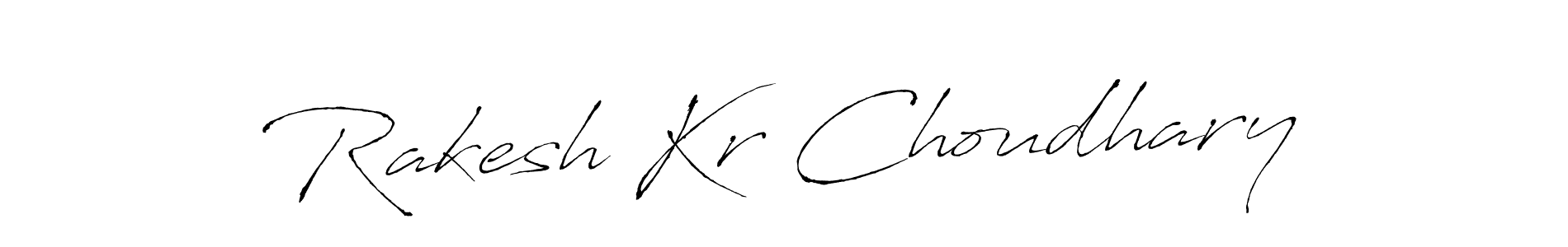 How to make Rakesh Kr Choudhary signature? Antro_Vectra is a professional autograph style. Create handwritten signature for Rakesh Kr Choudhary name. Rakesh Kr Choudhary signature style 6 images and pictures png