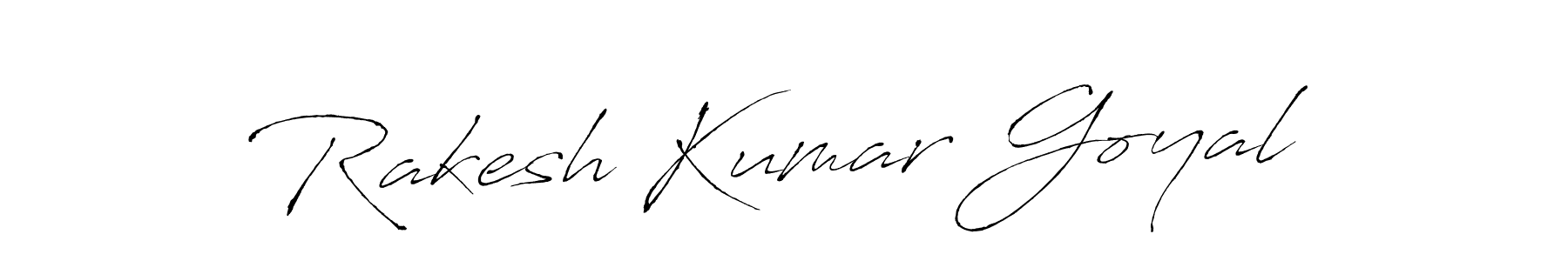 Rakesh Kumar Goyal stylish signature style. Best Handwritten Sign (Antro_Vectra) for my name. Handwritten Signature Collection Ideas for my name Rakesh Kumar Goyal. Rakesh Kumar Goyal signature style 6 images and pictures png