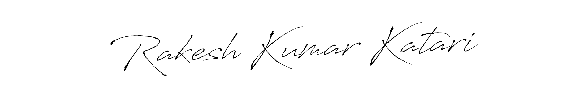 Rakesh Kumar Katari stylish signature style. Best Handwritten Sign (Antro_Vectra) for my name. Handwritten Signature Collection Ideas for my name Rakesh Kumar Katari. Rakesh Kumar Katari signature style 6 images and pictures png