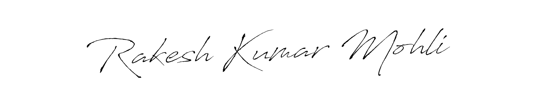 How to make Rakesh Kumar Mohli signature? Antro_Vectra is a professional autograph style. Create handwritten signature for Rakesh Kumar Mohli name. Rakesh Kumar Mohli signature style 6 images and pictures png