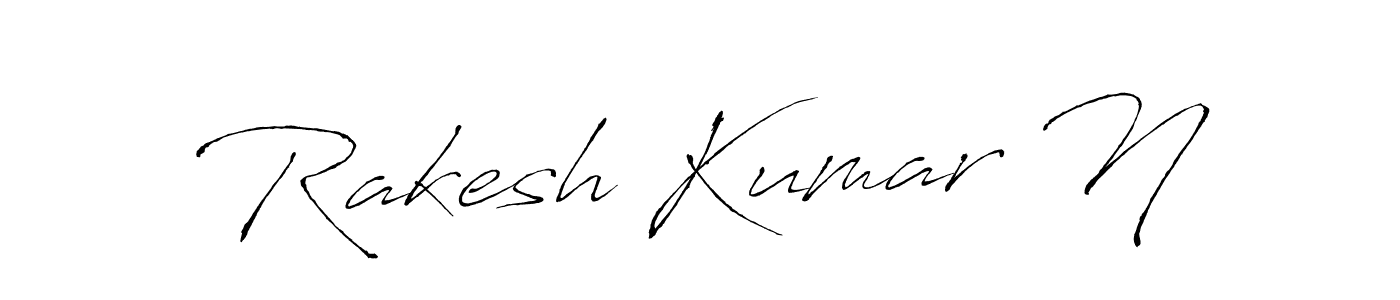 It looks lik you need a new signature style for name Rakesh Kumar N. Design unique handwritten (Antro_Vectra) signature with our free signature maker in just a few clicks. Rakesh Kumar N signature style 6 images and pictures png