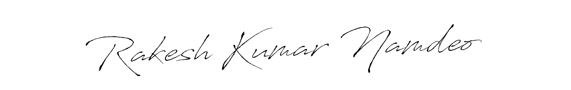 Make a beautiful signature design for name Rakesh Kumar Namdeo. With this signature (Antro_Vectra) style, you can create a handwritten signature for free. Rakesh Kumar Namdeo signature style 6 images and pictures png