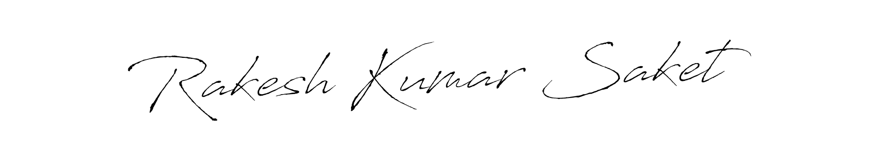 How to make Rakesh Kumar Saket signature? Antro_Vectra is a professional autograph style. Create handwritten signature for Rakesh Kumar Saket name. Rakesh Kumar Saket signature style 6 images and pictures png