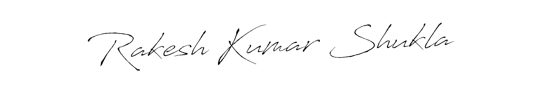 How to make Rakesh Kumar Shukla signature? Antro_Vectra is a professional autograph style. Create handwritten signature for Rakesh Kumar Shukla name. Rakesh Kumar Shukla signature style 6 images and pictures png