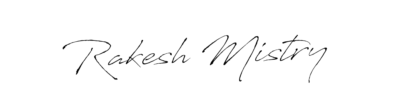 Make a beautiful signature design for name Rakesh Mistry. With this signature (Antro_Vectra) style, you can create a handwritten signature for free. Rakesh Mistry signature style 6 images and pictures png