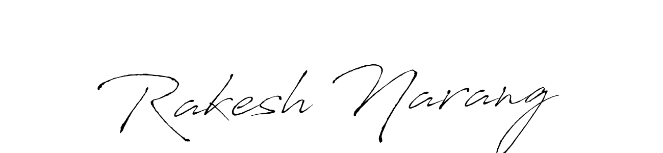 It looks lik you need a new signature style for name Rakesh Narang. Design unique handwritten (Antro_Vectra) signature with our free signature maker in just a few clicks. Rakesh Narang signature style 6 images and pictures png