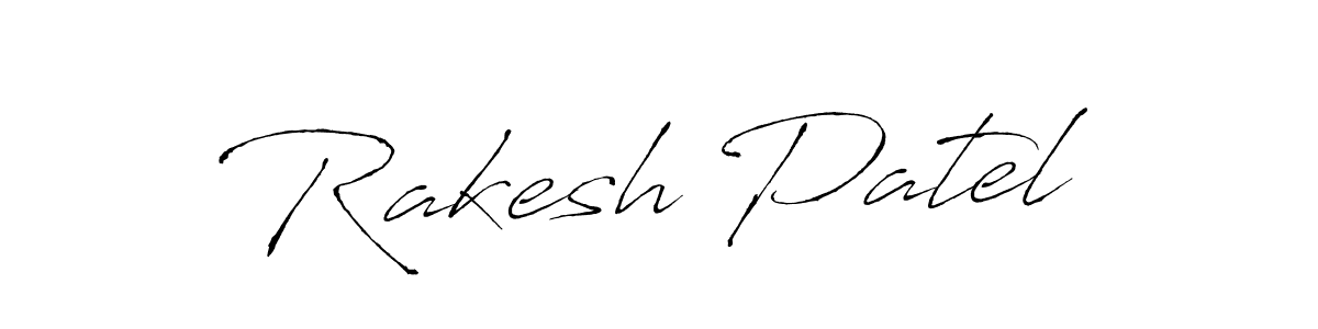 Design your own signature with our free online signature maker. With this signature software, you can create a handwritten (Antro_Vectra) signature for name Rakesh Patel. Rakesh Patel signature style 6 images and pictures png