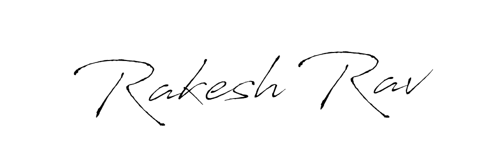Design your own signature with our free online signature maker. With this signature software, you can create a handwritten (Antro_Vectra) signature for name Rakesh Rav. Rakesh Rav signature style 6 images and pictures png