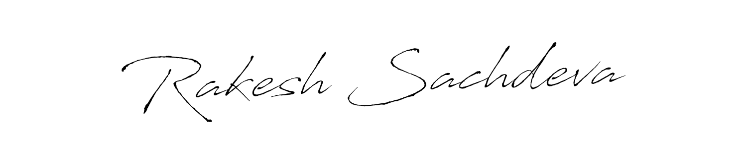 This is the best signature style for the Rakesh Sachdeva name. Also you like these signature font (Antro_Vectra). Mix name signature. Rakesh Sachdeva signature style 6 images and pictures png