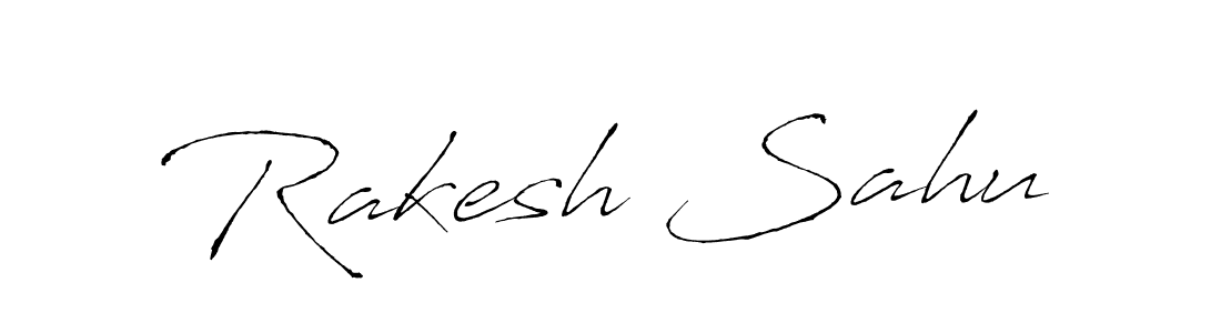 Create a beautiful signature design for name Rakesh Sahu. With this signature (Antro_Vectra) fonts, you can make a handwritten signature for free. Rakesh Sahu signature style 6 images and pictures png