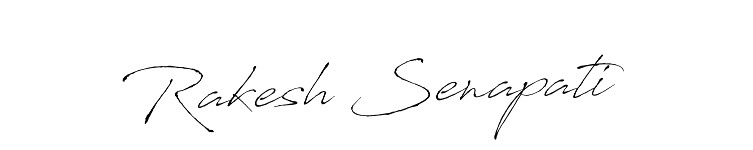 Design your own signature with our free online signature maker. With this signature software, you can create a handwritten (Antro_Vectra) signature for name Rakesh Senapati. Rakesh Senapati signature style 6 images and pictures png