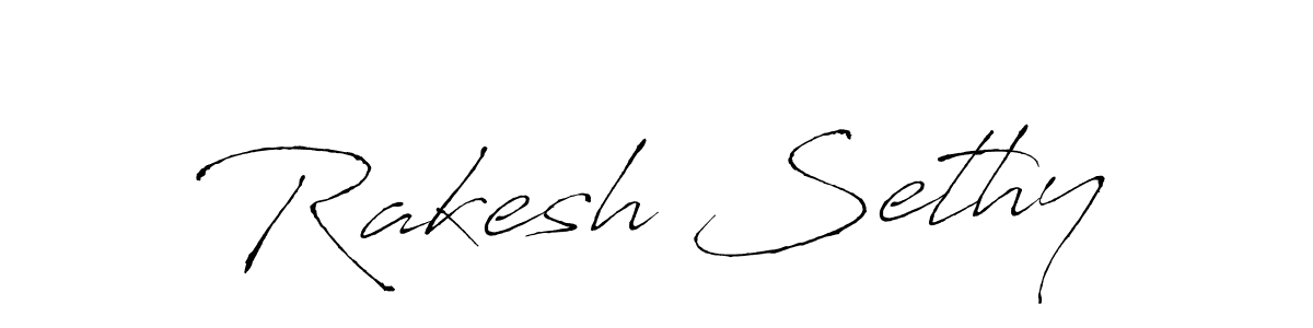 Rakesh Sethy stylish signature style. Best Handwritten Sign (Antro_Vectra) for my name. Handwritten Signature Collection Ideas for my name Rakesh Sethy. Rakesh Sethy signature style 6 images and pictures png