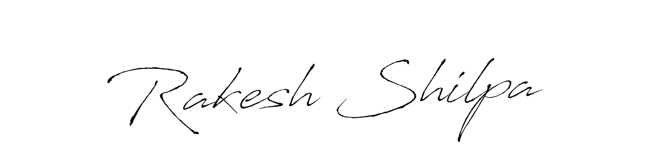 Use a signature maker to create a handwritten signature online. With this signature software, you can design (Antro_Vectra) your own signature for name Rakesh Shilpa. Rakesh Shilpa signature style 6 images and pictures png