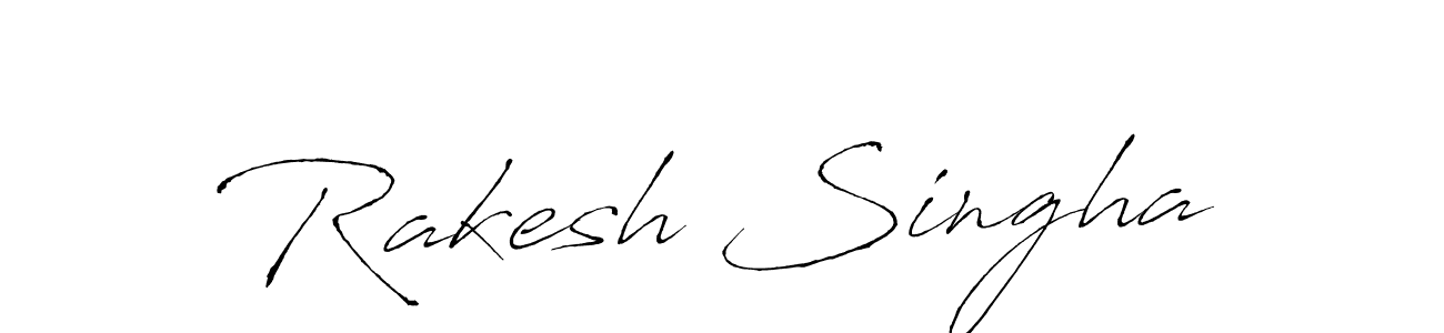 Use a signature maker to create a handwritten signature online. With this signature software, you can design (Antro_Vectra) your own signature for name Rakesh Singha. Rakesh Singha signature style 6 images and pictures png