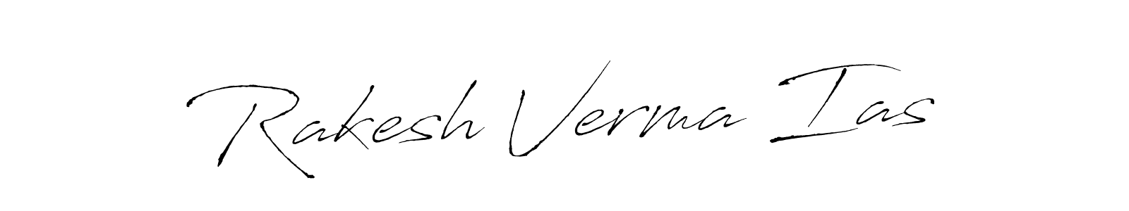 Design your own signature with our free online signature maker. With this signature software, you can create a handwritten (Antro_Vectra) signature for name Rakesh Verma Ias. Rakesh Verma Ias signature style 6 images and pictures png