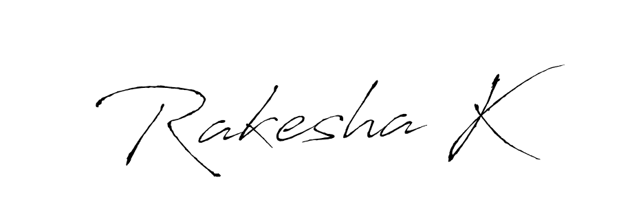 How to Draw Rakesha K signature style? Antro_Vectra is a latest design signature styles for name Rakesha K. Rakesha K signature style 6 images and pictures png