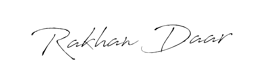 Rakhan Daar stylish signature style. Best Handwritten Sign (Antro_Vectra) for my name. Handwritten Signature Collection Ideas for my name Rakhan Daar. Rakhan Daar signature style 6 images and pictures png