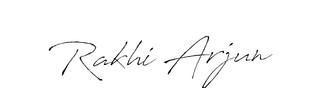 Rakhi Arjun stylish signature style. Best Handwritten Sign (Antro_Vectra) for my name. Handwritten Signature Collection Ideas for my name Rakhi Arjun. Rakhi Arjun signature style 6 images and pictures png