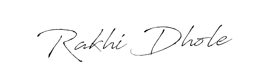 How to make Rakhi Dhole signature? Antro_Vectra is a professional autograph style. Create handwritten signature for Rakhi Dhole name. Rakhi Dhole signature style 6 images and pictures png