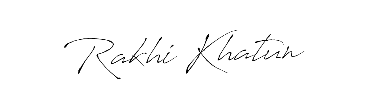 Antro_Vectra is a professional signature style that is perfect for those who want to add a touch of class to their signature. It is also a great choice for those who want to make their signature more unique. Get Rakhi Khatun name to fancy signature for free. Rakhi Khatun signature style 6 images and pictures png