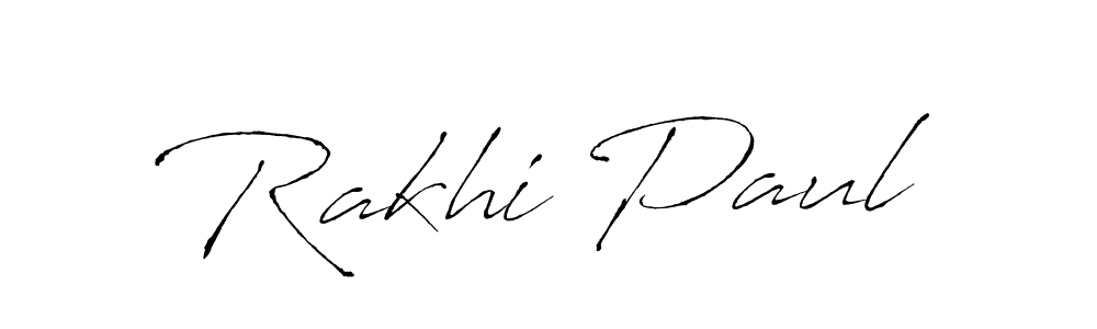 Make a beautiful signature design for name Rakhi Paul. With this signature (Antro_Vectra) style, you can create a handwritten signature for free. Rakhi Paul signature style 6 images and pictures png