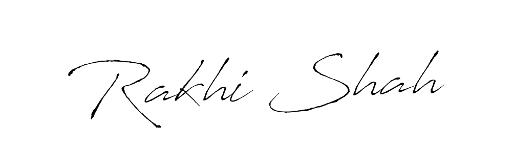 How to make Rakhi Shah signature? Antro_Vectra is a professional autograph style. Create handwritten signature for Rakhi Shah name. Rakhi Shah signature style 6 images and pictures png