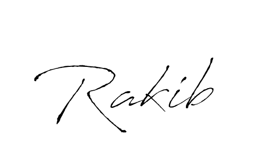 Use a signature maker to create a handwritten signature online. With this signature software, you can design (Antro_Vectra) your own signature for name Rakib. Rakib signature style 6 images and pictures png