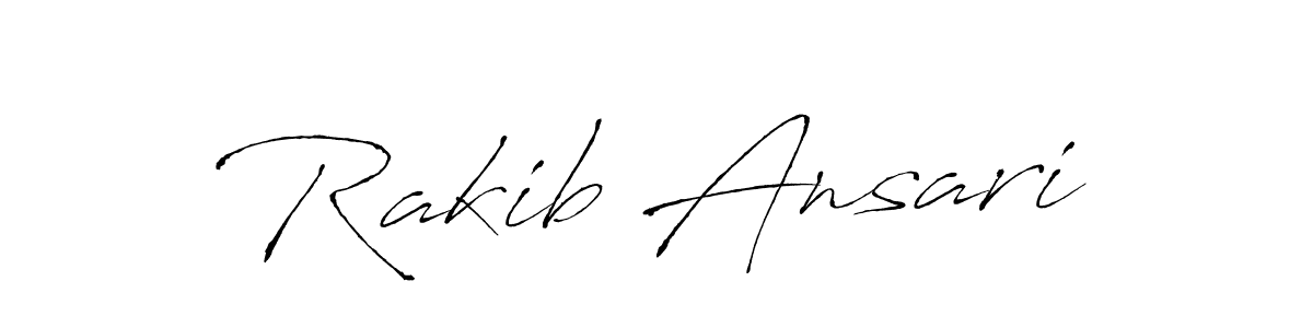 Create a beautiful signature design for name Rakib Ansari. With this signature (Antro_Vectra) fonts, you can make a handwritten signature for free. Rakib Ansari signature style 6 images and pictures png