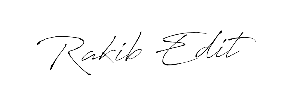 Create a beautiful signature design for name Rakib Edit. With this signature (Antro_Vectra) fonts, you can make a handwritten signature for free. Rakib Edit signature style 6 images and pictures png