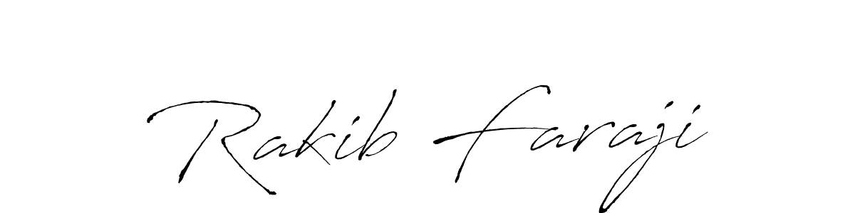 Similarly Antro_Vectra is the best handwritten signature design. Signature creator online .You can use it as an online autograph creator for name Rakib Faraji. Rakib Faraji signature style 6 images and pictures png