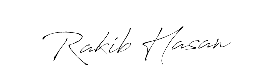 Create a beautiful signature design for name Rakib Hasan. With this signature (Antro_Vectra) fonts, you can make a handwritten signature for free. Rakib Hasan signature style 6 images and pictures png