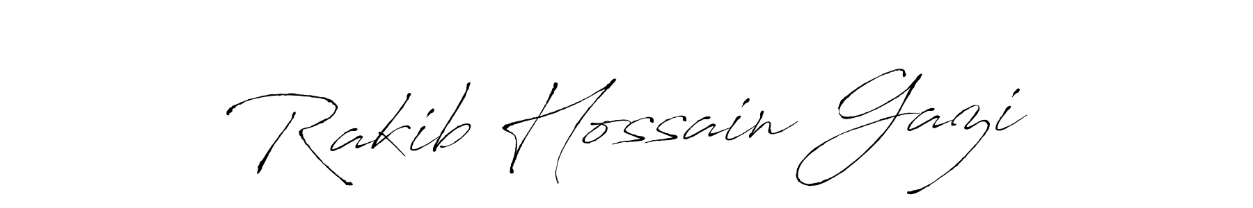 Make a short Rakib Hossain Gazi signature style. Manage your documents anywhere anytime using Antro_Vectra. Create and add eSignatures, submit forms, share and send files easily. Rakib Hossain Gazi signature style 6 images and pictures png