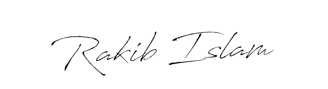 How to make Rakib Islam name signature. Use Antro_Vectra style for creating short signs online. This is the latest handwritten sign. Rakib Islam signature style 6 images and pictures png